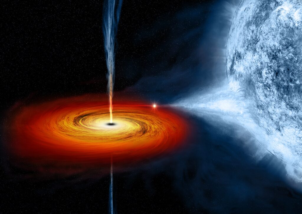 After spinning around a black hole, matter simply falls straight in